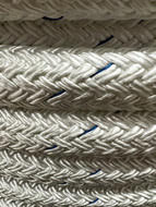 White Double Braid Nylon Rope | 1-5/16"