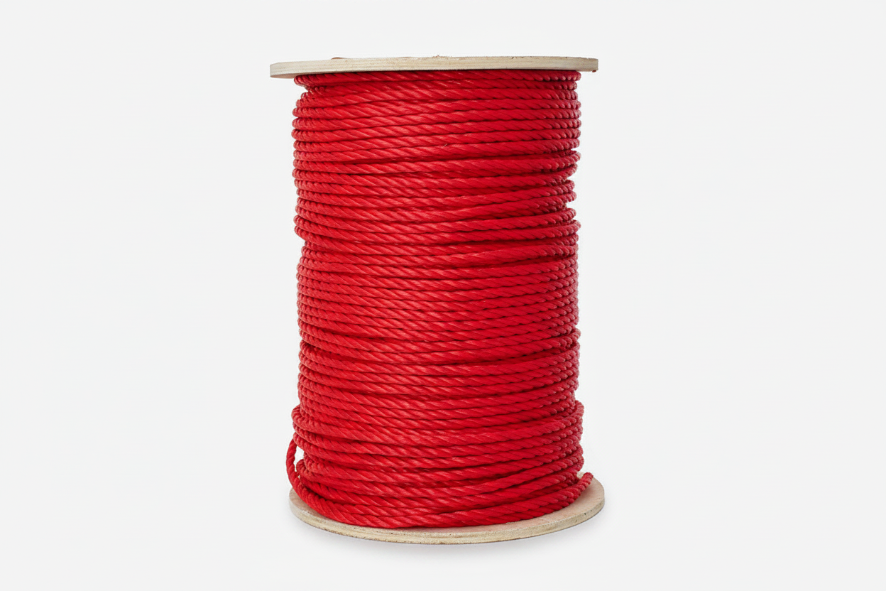 Twisted Red Polypropylene
