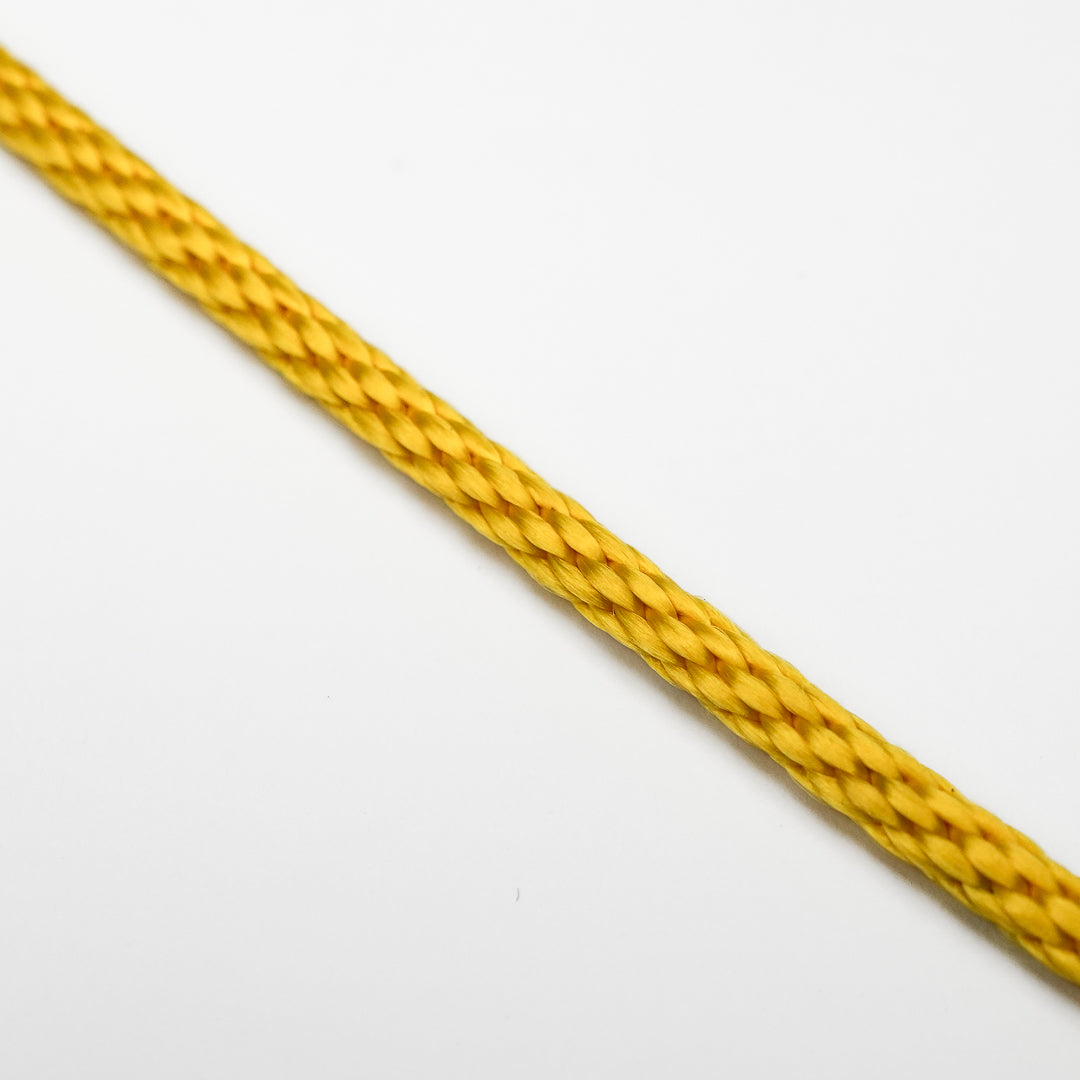 Yellow Solid Braid Nylon Rope